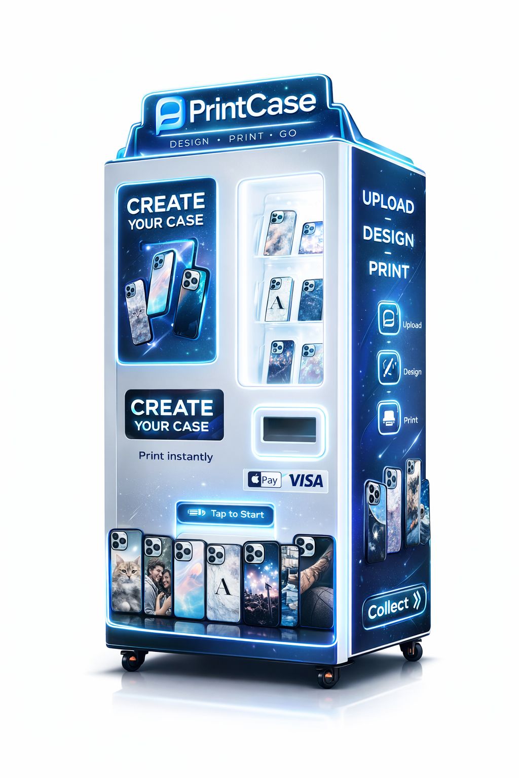 PrintCase phone case kiosk