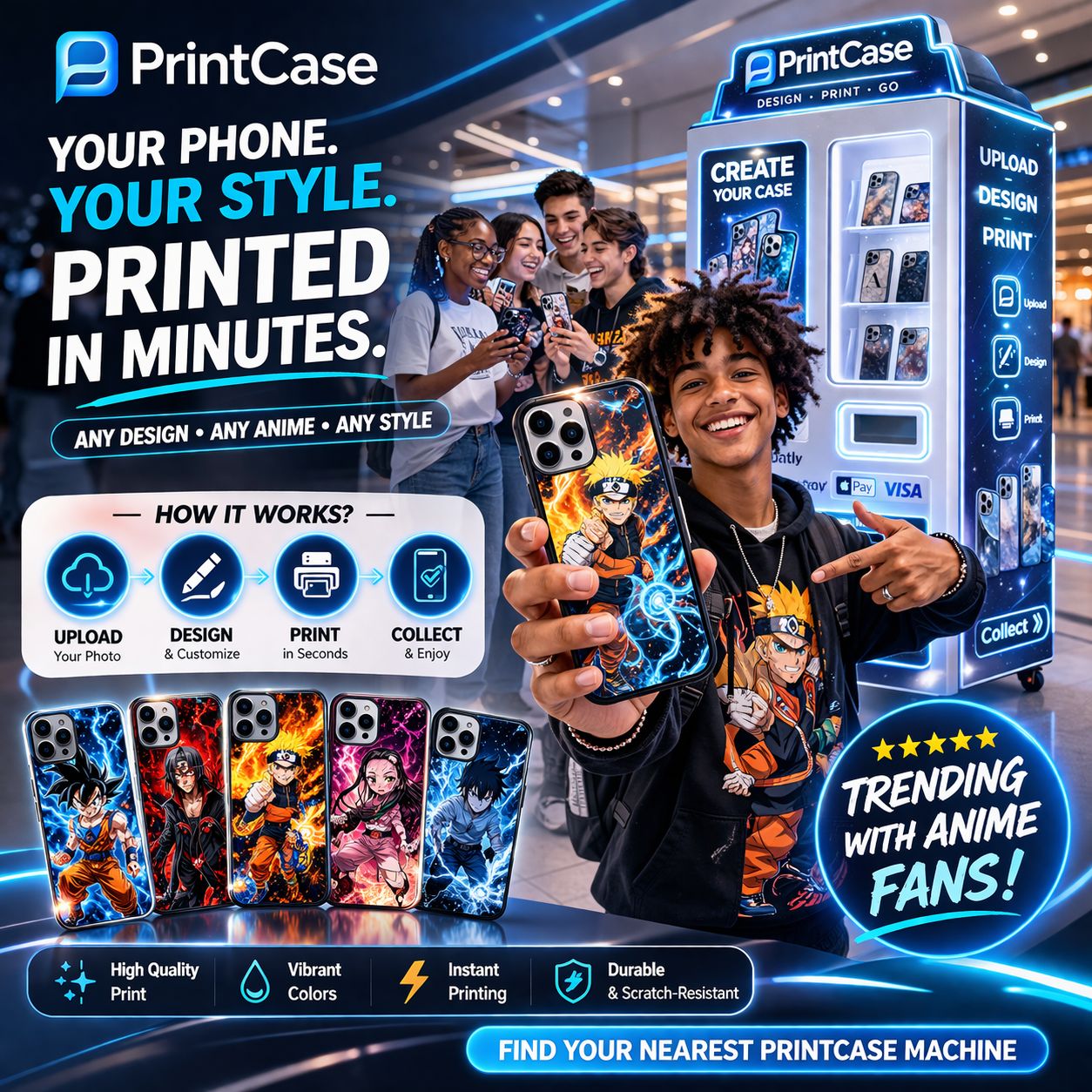 PrintCase – Your Phone, Your Style, Printed in Minutes
